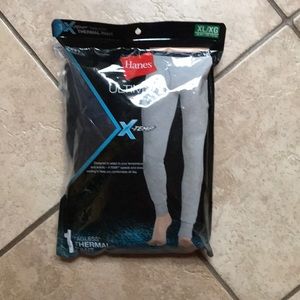 Hanes baselayer tagless thermal pants